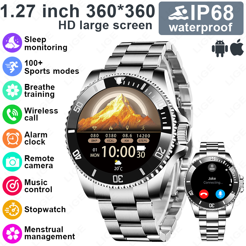 Japanese Luxury Lifestyle - Reloj inteligente LIGE de nuevo estilo