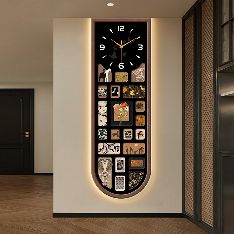 Japanese Luxury Lifestyle - Reloj de Pared Vertical de Seguridad,