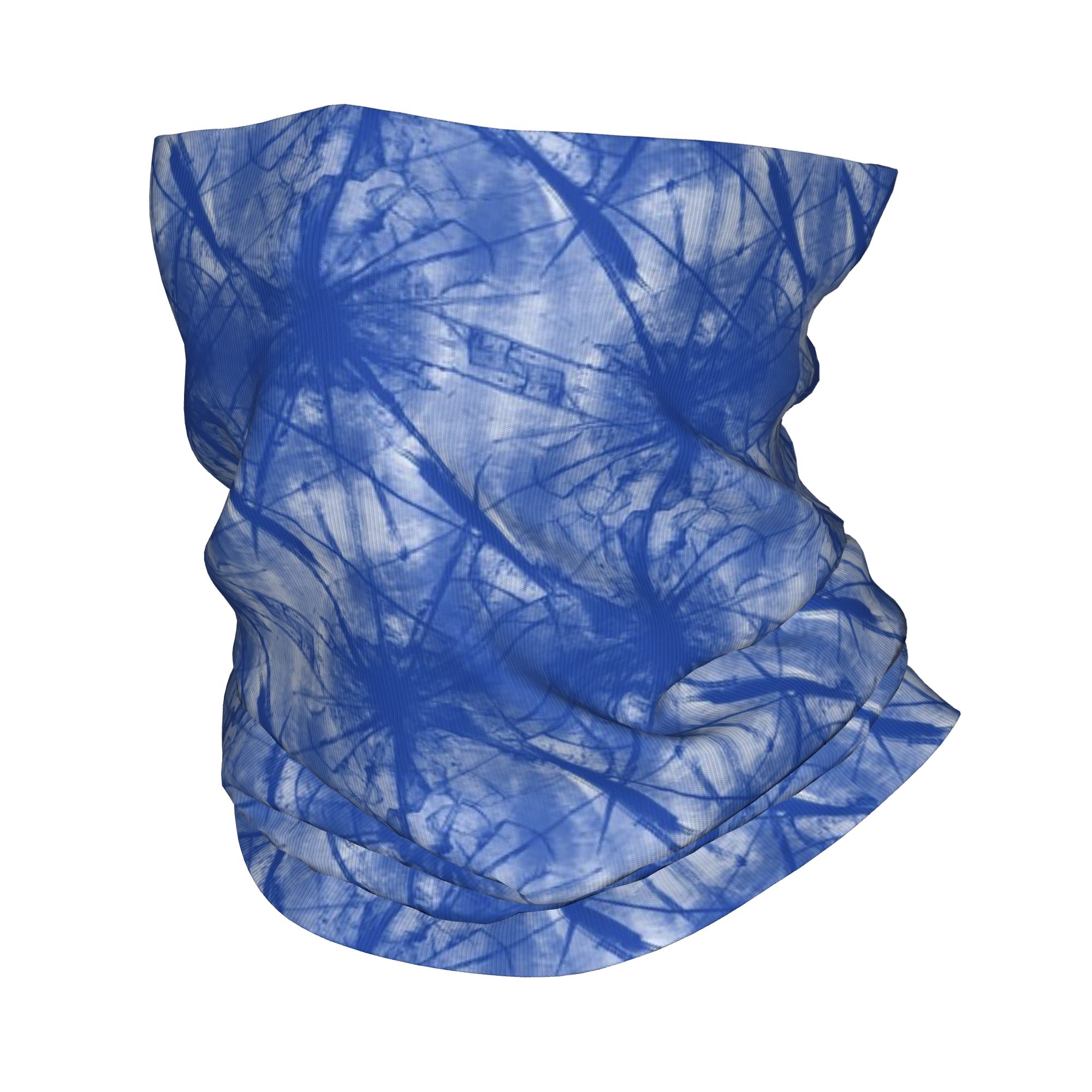 Shibori Tie Dye - Pañuelo Multifuncional con Estampado Shibori Indigo