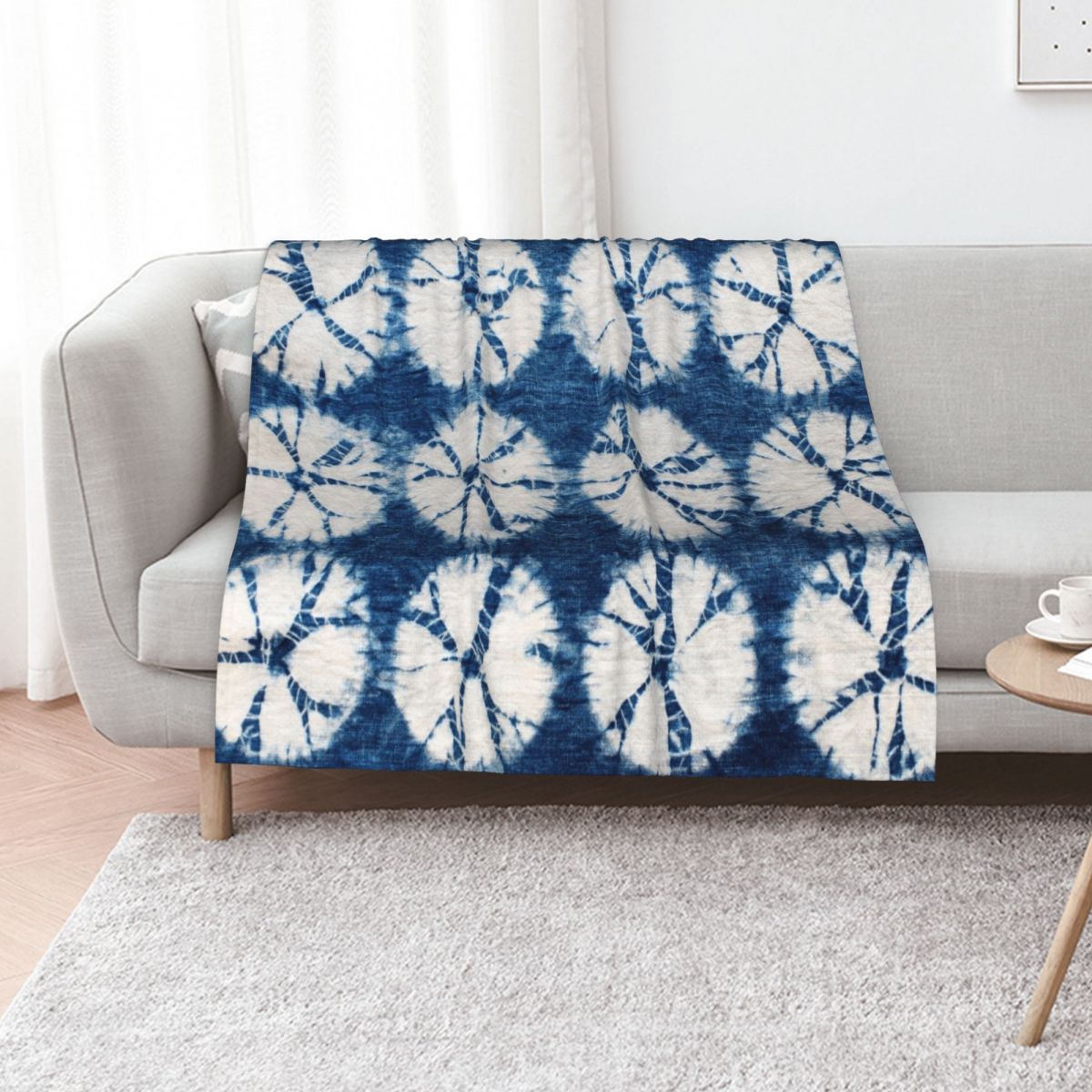 Manta de Piel Sintética Suave  - Shibori Tie Dye reseña y precio