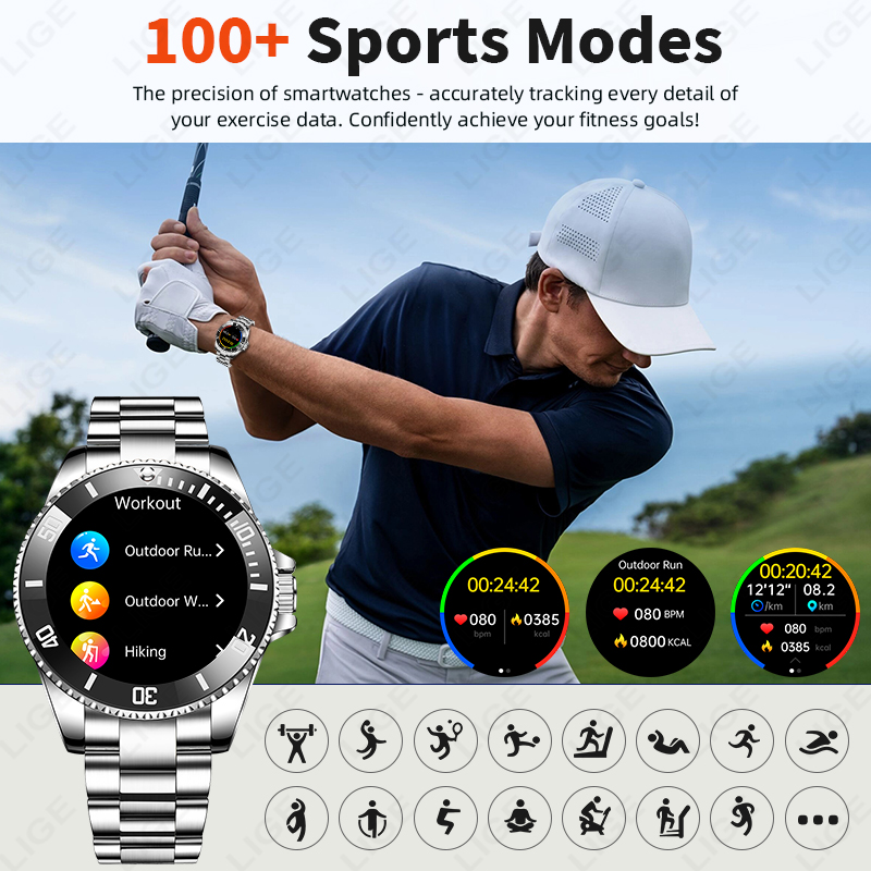 Reloj inteligente LIGE de nuev - Japanese Luxury Lifestyle reseña y precio