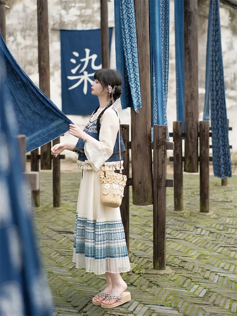 Qianzhai-conjunto completo de  - Indigo Dye Kit reseña y precio