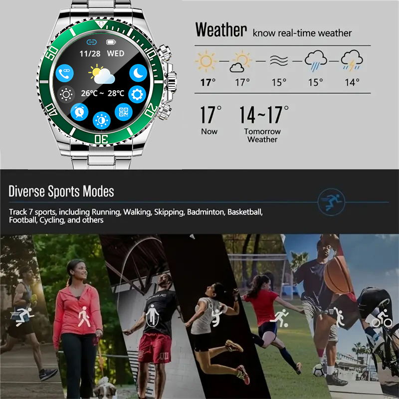 Aiweile-reloj inteligente AW12 - Japanese Luxury Lifestyle reseña y precio