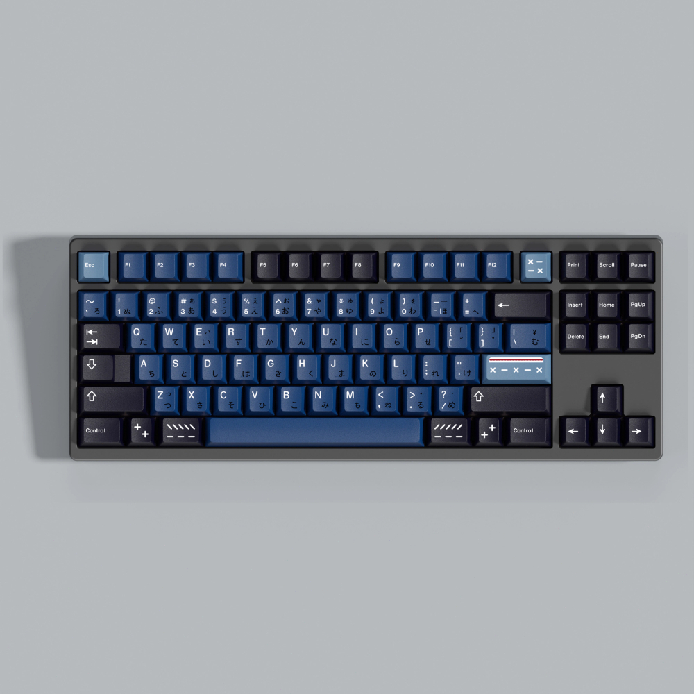 Juego de teclas PBT GMK Indigo - Indigo Dye Kit reseña y precio