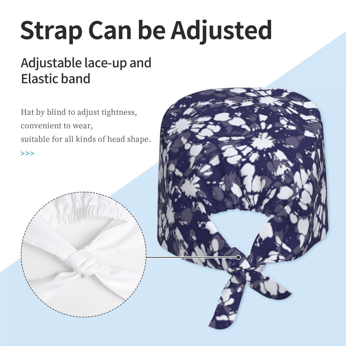 Gorro de trabajo unisex elegan - Shibori Tie Dye reseña y precio